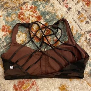 Lululemon Flow To Be Bra Wild *light sup., A/B Cup